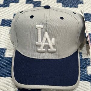 Vintage Los Angeles Dodgers American Needle Strap Back Hat Wool Blend New